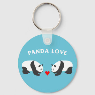 Chaveiro Panda Love (azul)