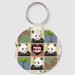 CHAVEIRO PANDA LOVERS - PRESENTES