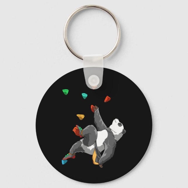Chaveiro Panda - Presente de Bouldering e Escalada em Rocha (Frente)