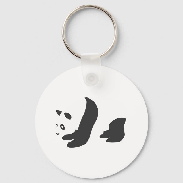 Chaveiro Panda (preto) (Frente)
