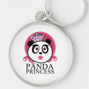 Chaveiro Panda Princesa Panda Rainha Coroa Cute