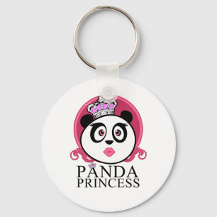 Chaveiro Panda Princesa Panda Rainha Coroa Fofa