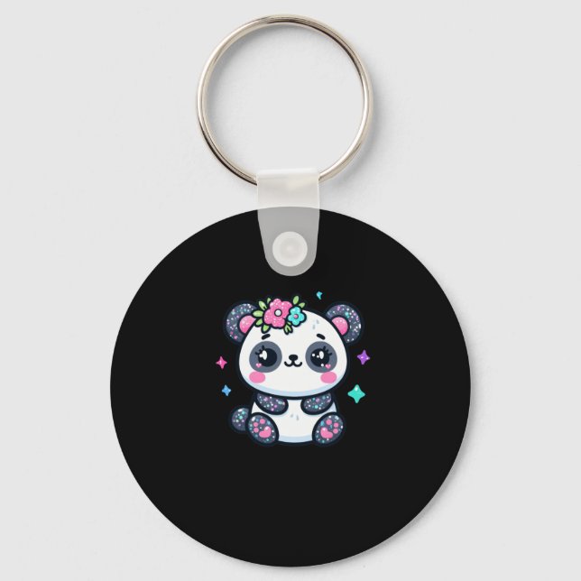 Chaveiro Panda Sticker (Frente)