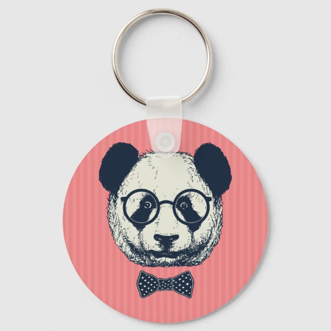 Chaveiro Panda Stripes (Frente)