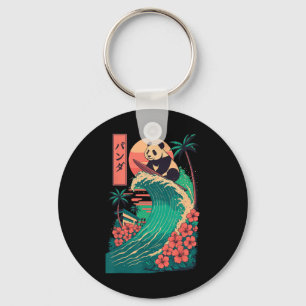 Chaveiro Panda Surfando Japonês _2