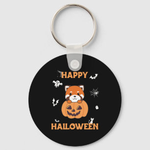 Chaveiro Panda Vermelha Em Pumpkin Cute Pandas Happy Hallow