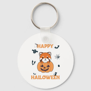 Chaveiro Panda Vermelha Em Pumpkin Cute Pandas Happy Hallow