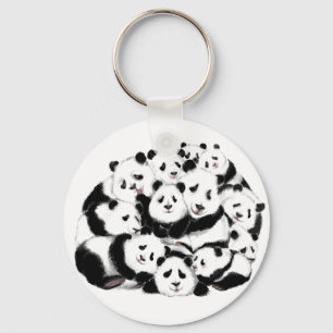 Chaveiro Pandas - Pandemia - Grandes Abraços - Coleções