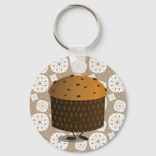 Chaveiro Panettone sorridente