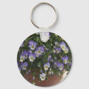 Chaveiro pansies