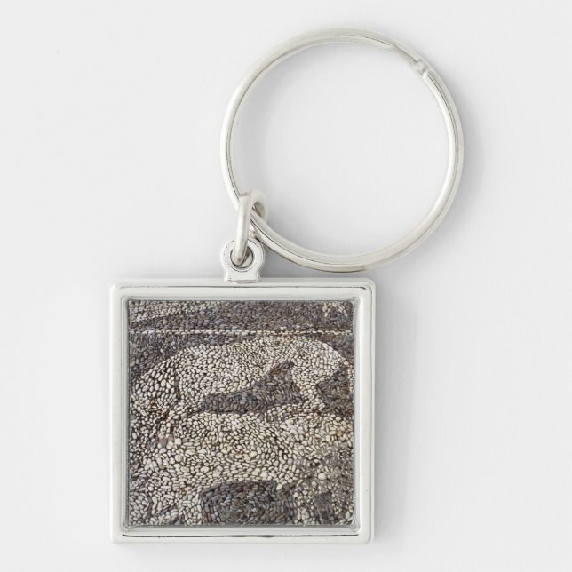 Chaveiro Pantera que ataca um touro (Frente)