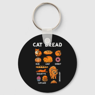 Chaveiro Pão de Gato Pãozinho Pão Cute Gatinho Gata Comida
