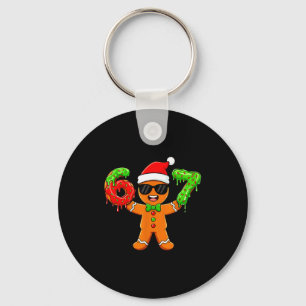 Chaveiro Pão de Mel Seis Sete 67 Meme 6 7 Natal Engraçado