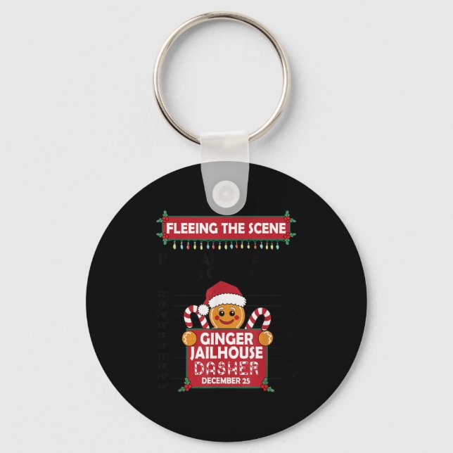 Chaveiro Pão de Natal Gengibre Ginger Jailhouse Fugindo (Frente)