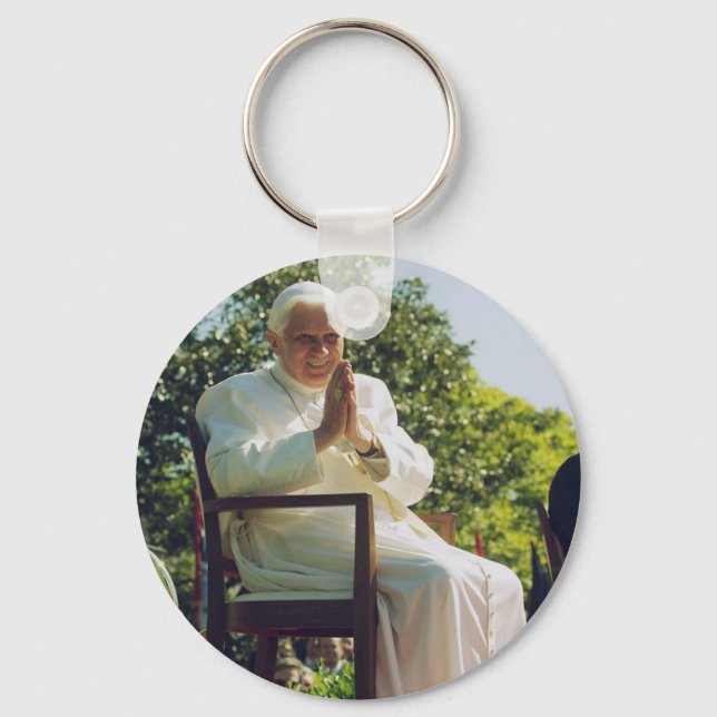 Chaveiro Papa alemão Bento (Frente)
