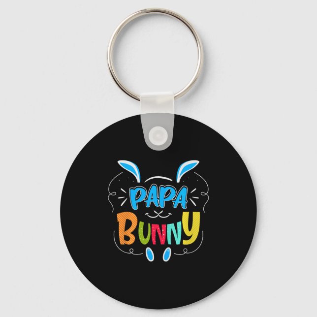 Chaveiro Papa Bunny Premium Tri-blend  (Frente)