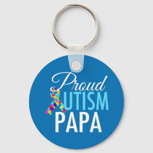 Chaveiro Papá orgulhosa do autismo