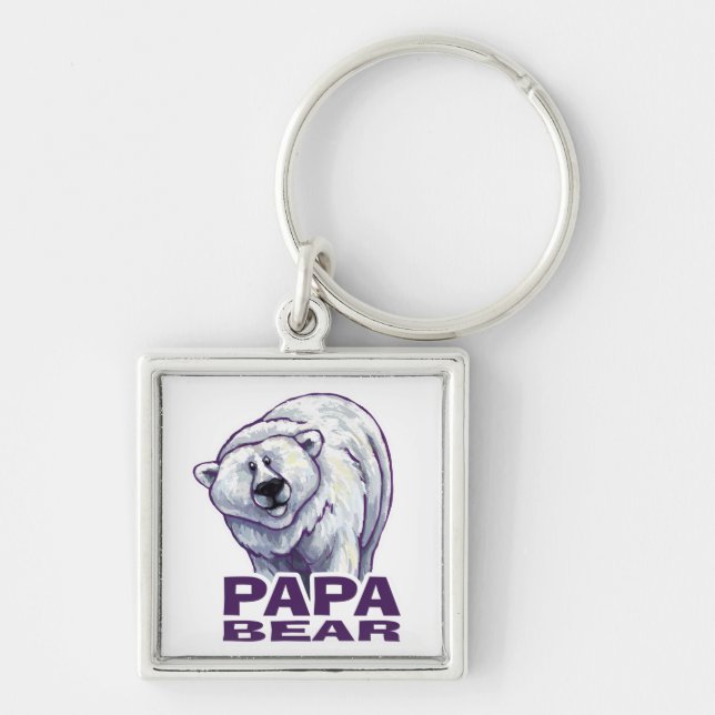 Chaveiro Papa Polar Bear (Frente)