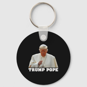 Chaveiro Papa Trump Engraçado Trump Vaticano Cristão Retro