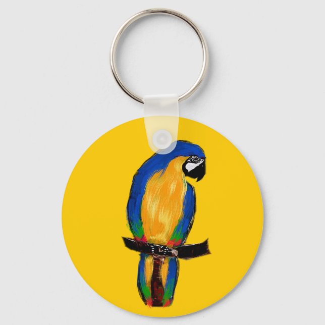 Chaveiro Papagaio Azul (Frente)