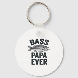 Chaveiro Papai de Bass Ever Vintage Fishing Camisa do Papai