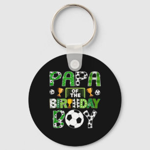 Chaveiro Papai do Menino de Aniversário Jogador de Futebol 