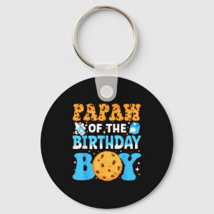Chaveiro Papai do Menino do Aniversário Leite e Biscoitos 1