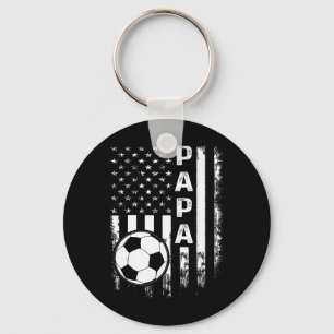 Chaveiro Papai Futebol Bandeira Americana Vintage Natal Xma