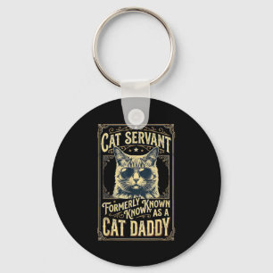 Chaveiro Papai gato para homens papai gato engraçado dia do
