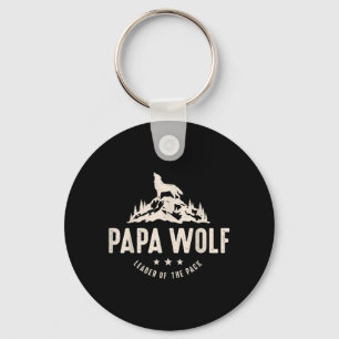Chaveiro Papai Lobo Dia dos Pais Pai Papai Animal Fofo Famí