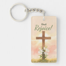Papai Natal Ressuscitou Cruz e Lírios Religiosos