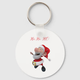 Chaveiro Papai Noel Alegre Ho Ho