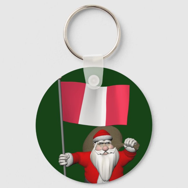 Chaveiro Papai Noel, Alferes Do Peru (Frente)