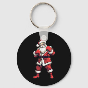 Chaveiro Papai Noel Boxeador Boxe Kickboxing Natal Xmas