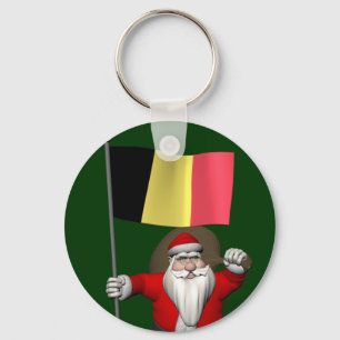 Chaveiro Papai Noel Com Alferes Da Bélgica