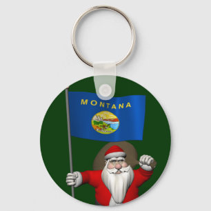 Chaveiro Papai Noel Com Alferes De Montana