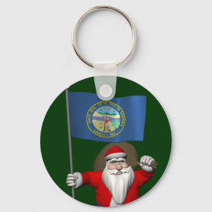 Chaveiro Papai Noel Com Alferes De Nebraska