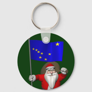 Chaveiro Papai Noel Com Alferes Do Alasca