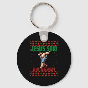 Chaveiro Papai Noel Dabbing Diz Seis Sete 67 Meme Camiseta