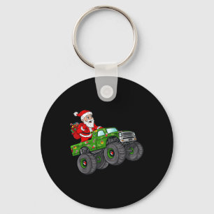 Chaveiro Papai Noel De Natal Viajando Em Monster Truck Boys
