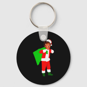 Chaveiro Papai Noel Donald Trump Engraçado Natal Feio Xmas