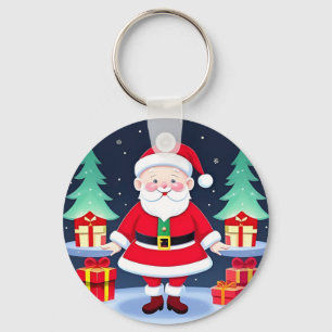 Chaveiro Papai Noel e Presentes