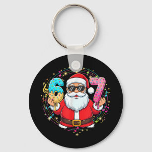 Chaveiro Papai Noel Engraçado 67 Sorvete Gotejamento Natal