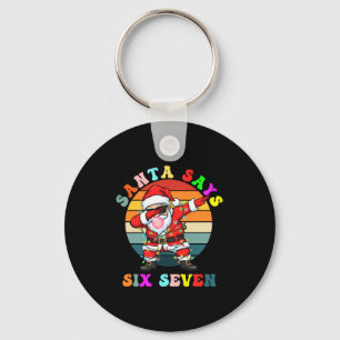 Chaveiro Papai Noel Engraçado Diz Seis Sete Natal 67 Meme X