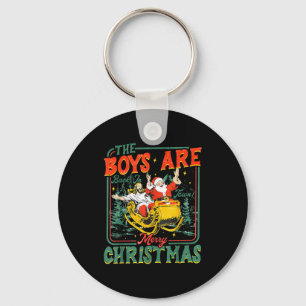 Chaveiro Papai Noel engraçado Jesus Os Meninos Voltaram à C