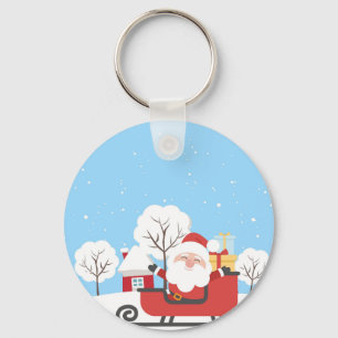 Chaveiro Papai Noel está vindo