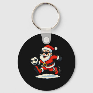 Chaveiro Papai Noel Futebol Esportes Jogando Natal Neve X