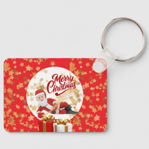 Chaveiro Papai Noel Legal Feriado de Natal 🎅