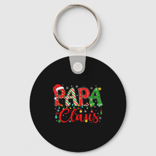 Chaveiro Papai Noel Luzes de Natal Família de Pijama Combin