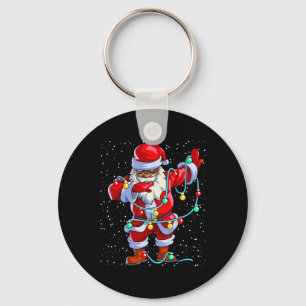 Chaveiro Papai Noel Natal Negro Afro-Americano